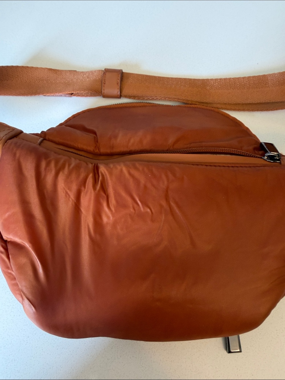 Caara Chestnut Belt Bag with Tan Strap - Picture 5 of 8
